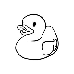 drawing of bathtub duckling 