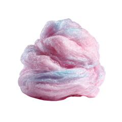 Fototapeta premium Dreamy Sparkling Cotton Candy Delight with Transparent Background
