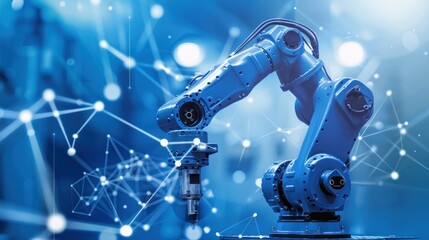 Industrial Robotic Arm with Network Connection