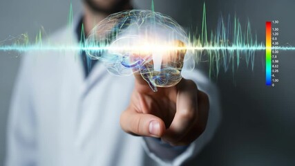 Exploring the Human Brain:  Interactive 3D Neurological Visualization with Dynamic Waveform Analysis - Powered by Adobe