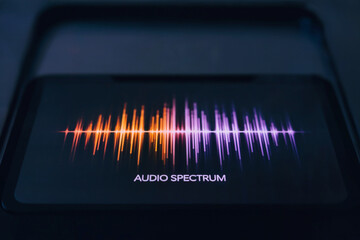 Digital Audio Spectrum Visualizer Black Screen