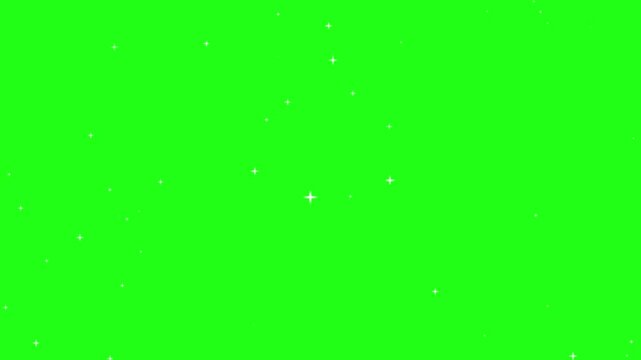 shiny glowing stars, fairy twinkle stars on green screen, Glitter sparkle animated green screen, 4K Chroma key 3d animation,
Star twinkling animation, blinking light effect on transparent background