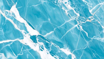 Obraz premium Close-up of vibrant blue marble with white and gold veining, showcasing natural elegance and intricate patterns ideal for luxury design