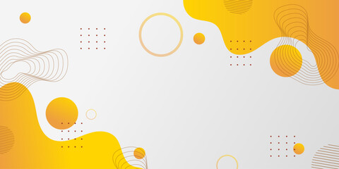 fluid abstract background.orange and yellow gradations.geometric Memphis .modern background