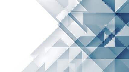 Fototapeta premium Abstract Geometric Background in Shades of Blue and White