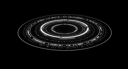 HUD Element: Circular Data Display