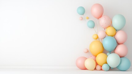 Timeless rustic balloon arch a whimsical celebration of color and style crafted for any festive occasion