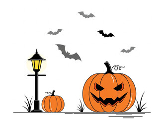 halloween pumpkin vector