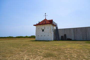 Fototapeta premium Fort Union Trading Post National Historic Site, North Dakota
