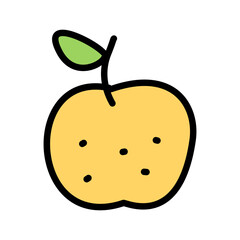 梨のベクターイラスト