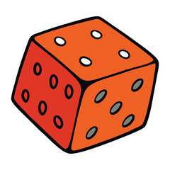 Colorful board game figures around a white dice, ready for play. A fun tabletop gaming scene symbolizing strategy, family time, and friendly competition.
