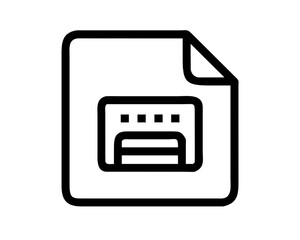 Megabyte File Icon Digital Storage Symbol Representing Data Capacity and Storage Solutions