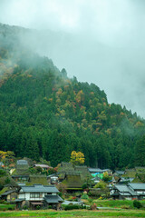 京都の秋の山と村 © tatsuya