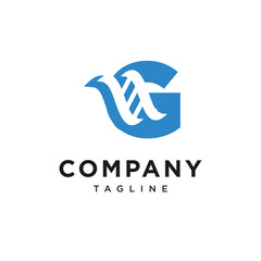 Letter G Genetic Logo Icon Vector