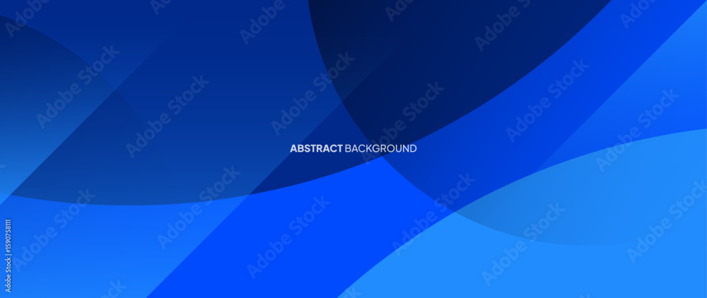 Poster Blue abstract background with subtle color gradations and randomly arranged semicircular patterns.