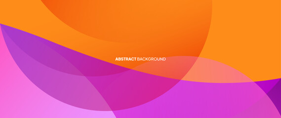 Abstract background of orange and purple with subtle color gradations and randomly arranged circular patterns. A neatly arranged wave-like pattern.