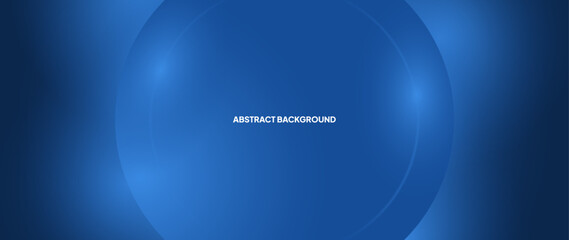 Simple abstract blue background with a circle shape right in the middle with a beautiful and fitting color gradation.