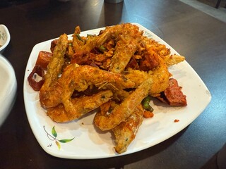 Spicy Xiang La Shrimp Stir Fry with Chili and Vegetables