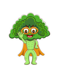 Broccoli the strong hero