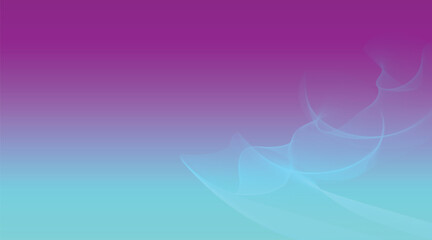 Purple and teal gradient with flowing lines abstract