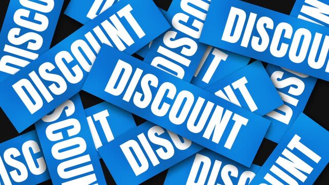 Dynamic Discount Promo Animation Background for Marketing and Sale Events