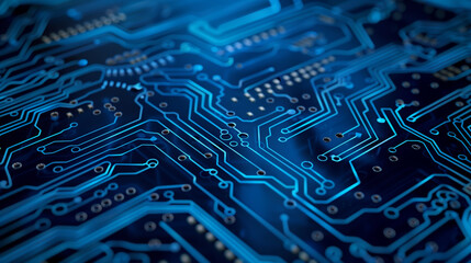 Abstract digital background with technology circuit board texture. Futuristic digital electric tech circuit board pattern background.