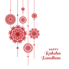 Happy raksha bandhan celebration card background