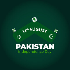 14th August Pakistan Independence Day Celebration Graphic Design