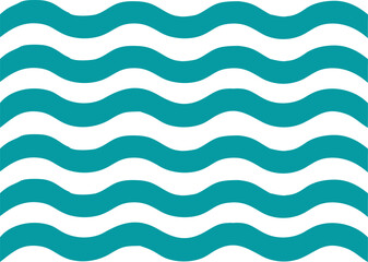sea waves pattern vector icon