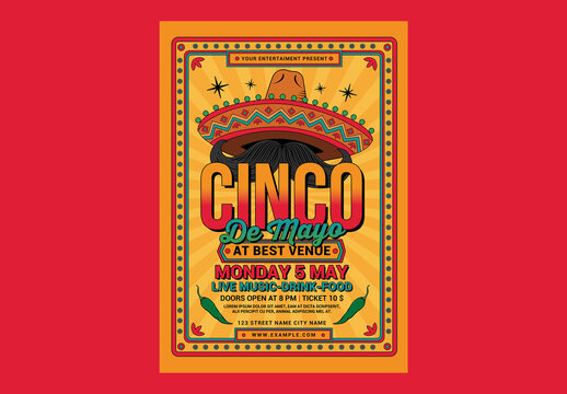 Cinco De Mayo Flyer