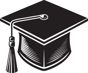 graduation cap icon, graduation cap vector illustration, graduation cap vector