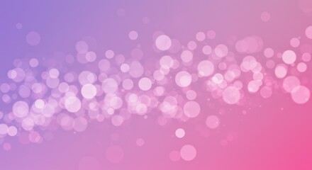 Pink and Purple Bokeh Background with Soft Light and Glitter Effect for Creative and Design Projects