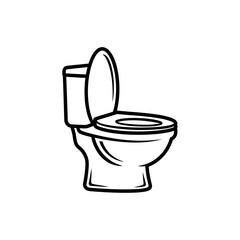 Toilet Pattern Icon Clean and Functional Vector Illustration with Simple Design for Restroom Signage and Plumbing Needs, a Seamless Pattern