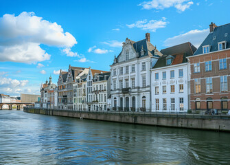 Fototapeta premium Cinematic wide-angle photograph of gothic-style architecture