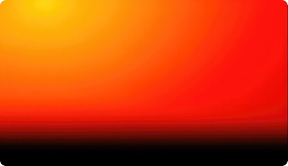 Obraz premium Warm sunset gradient, vibrant colors, fiery hues