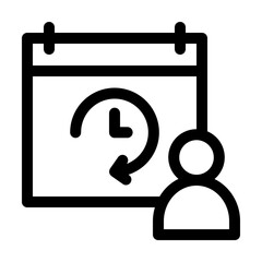 Daily Team Sync Icon, Remote Work Use Case