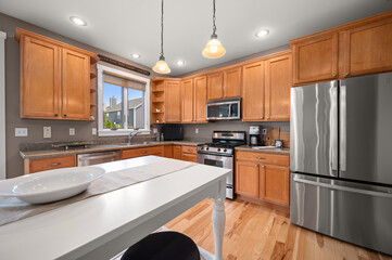 Bright and Modern Kitchen with Clean, Minimal Design