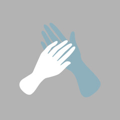 Obraz premium Covid-19 prevention, hand washing illustration vector