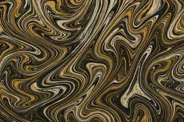 Elegant Black and Gold Marble Abstract Texture