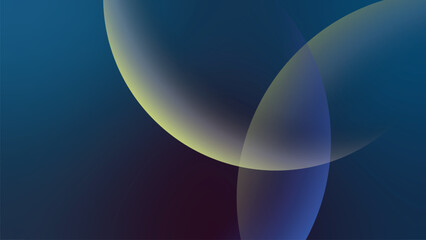 Abstract circle dark blue yellow gradient desktop wallpaper vector. Gradient dark blue yellow Digital technology background. Abstract circle shape blue yellow gradient desktop wallpaper background
