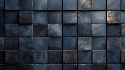 Abstract arrangement with geometrical textured forms with subtle shadows