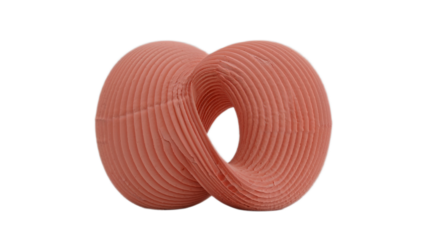 Abstract Infinity Loop Sculpture Endless Possibilities and Futuristic Art 