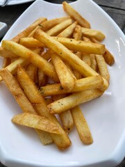 french fries with salt and rosemary