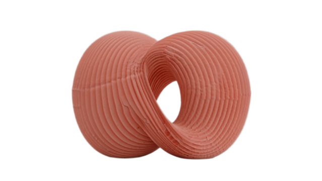 Abstract Infinity Loop Sculpture Endless Possibilities and Futuristic Art 