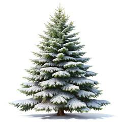 Pine or Christmas Tree, Evergreen Holiday Plant PNG for Winter, Nature, and Festive Designs