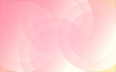Obraz premium Abstract background gradient pink and yellow. modern. minimalist. circle effect. memphis. trendy. vector