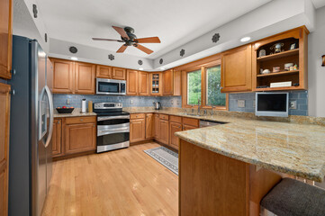 Modern Kitchen Interior with Clean Design