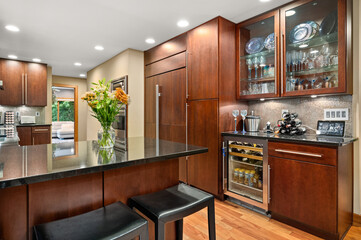 Modern Kitchen Interior with Clean Design