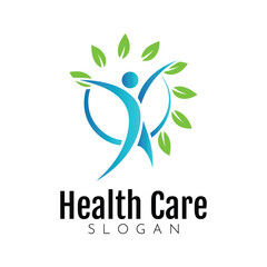 healthcare, healthy logo