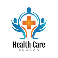 healthcare, healthy logo